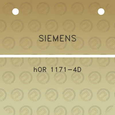 siemens-hor-1171-4d