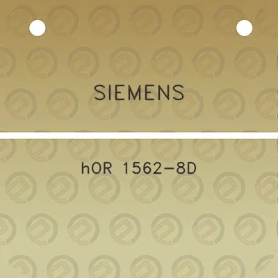 siemens-hor-1562-8d