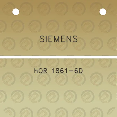 siemens-hor-1861-6d