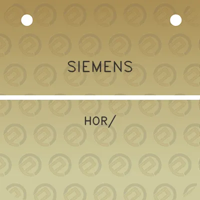 siemens-hor