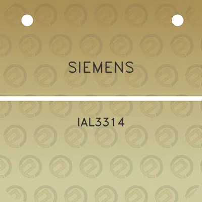 siemens-ial3314