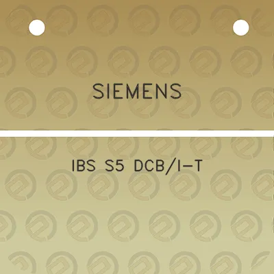 siemens-ibs-s5-dcbi-t