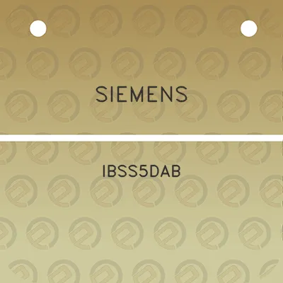 siemens-ibss5dab