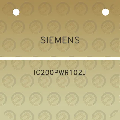 siemens-ic200pwr102j