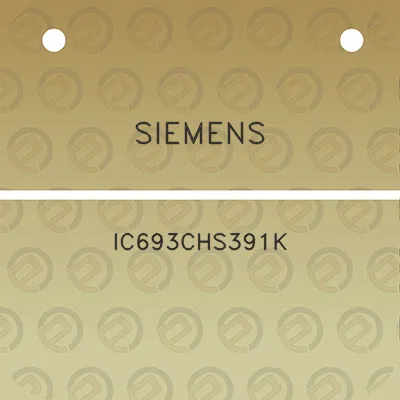 siemens-ic693chs391k