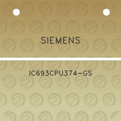 siemens-ic693cpu374-gs