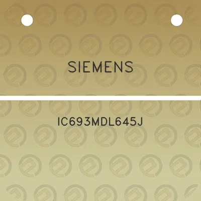 siemens-ic693mdl645j