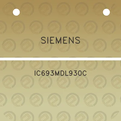 siemens-ic693mdl930c