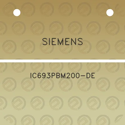 siemens-ic693pbm200-de