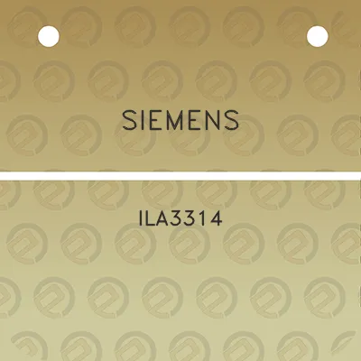 siemens-ila3314