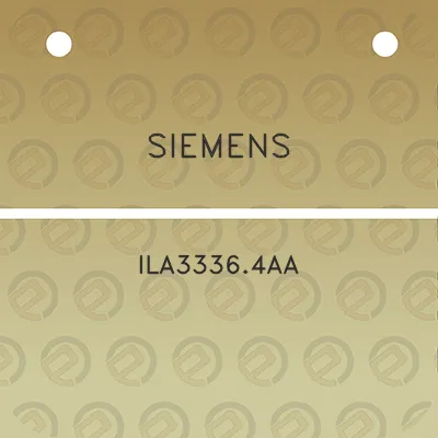 siemens-ila33364aa