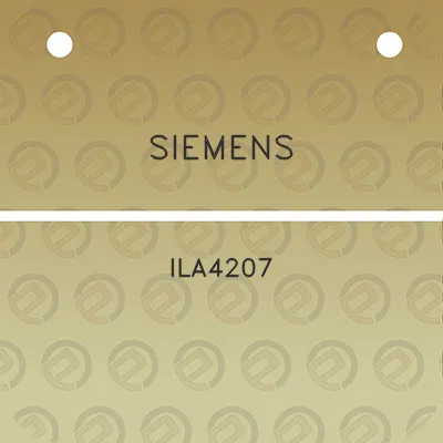 siemens-ila4207