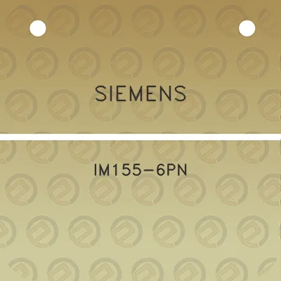 siemens-im155-6pn