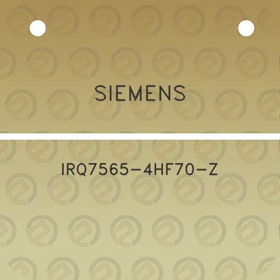 siemens-irq7565-4hf70-z