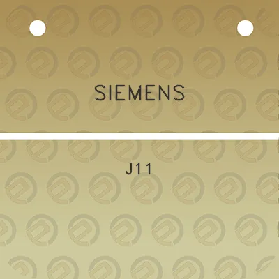 siemens-j11