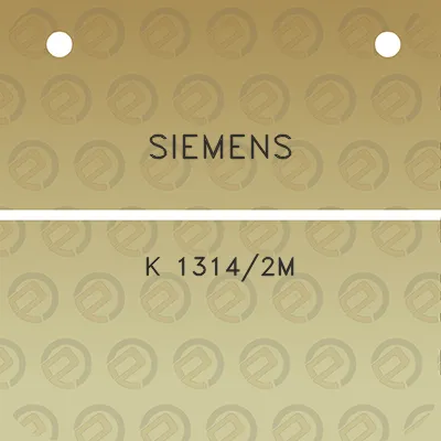 siemens-k-13142m