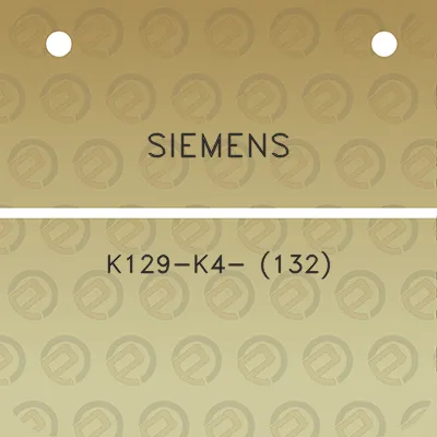 siemens-k129-k4-132