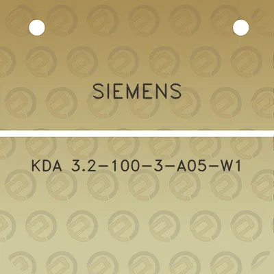 siemens-kda-32-100-3-a05-w1