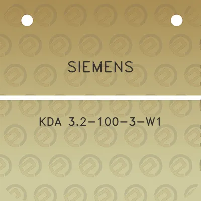 siemens-kda-32-100-3-w1