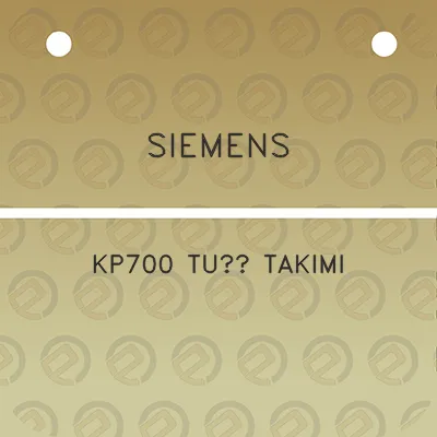 siemens-kp700-tus-takimi