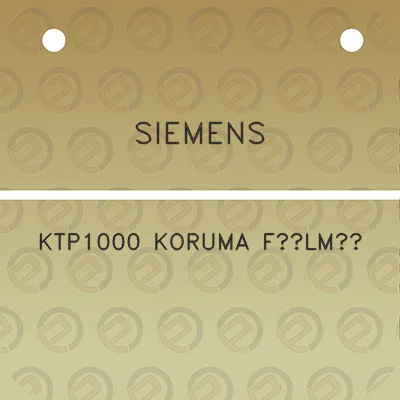 siemens-ktp1000-koruma-filmi