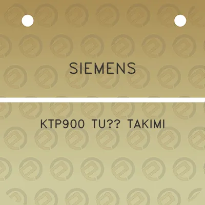 siemens-ktp900-tus-takimi