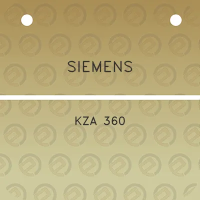 siemens-kza-360