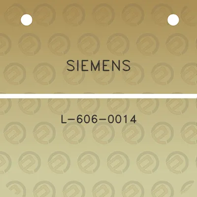 siemens-l-606-0014