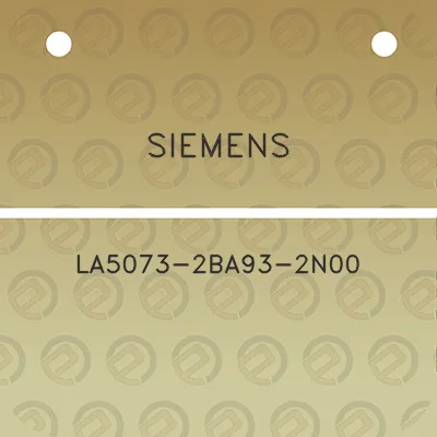 siemens-la5073-2ba93-2n00