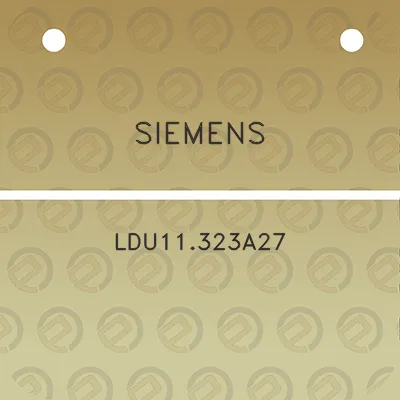 siemens-ldu11323a27