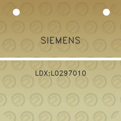 siemens-ldxl0297010