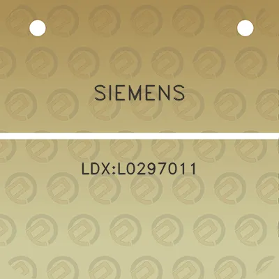 siemens-ldxl0297011