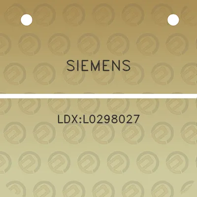 siemens-ldxl0298027