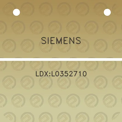 siemens-ldxl0352710