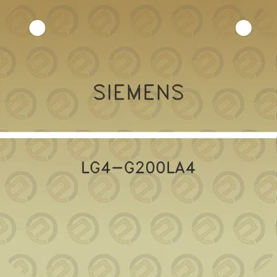 siemens-lg4-g200la4