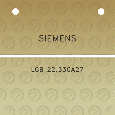 siemens-lgb-22330a27