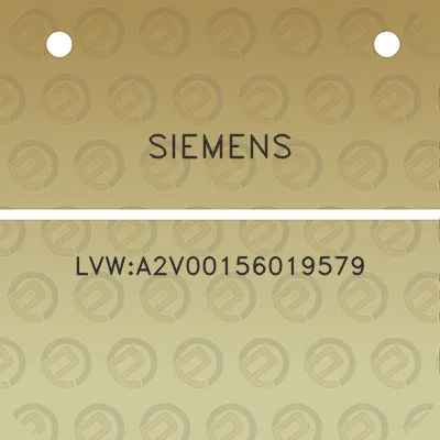 siemens-lvwa2v00156019579