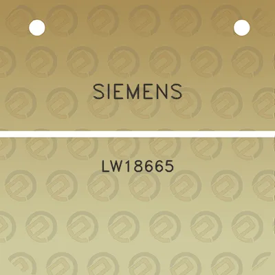 siemens-lw18665