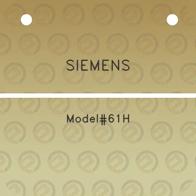 siemens-model61h