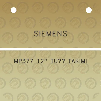 siemens-mp377-12-tus-takimi