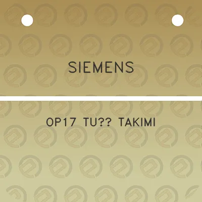 siemens-op17-tus-takimi