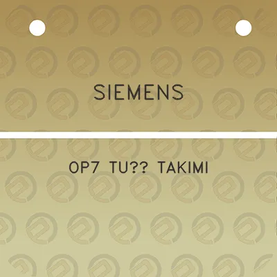 siemens-op7-tus-takimi