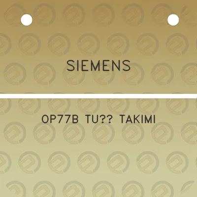 siemens-op77b-tus-takimi