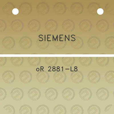 siemens-or-2881-l8