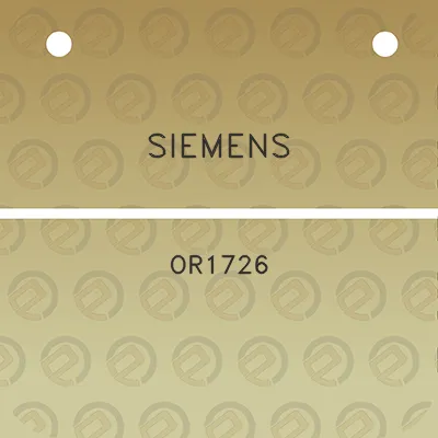 siemens-or1726