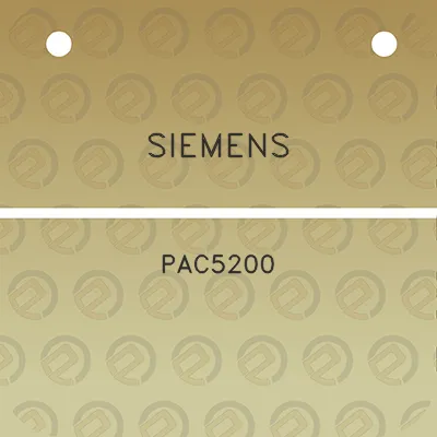 siemens-pac5200