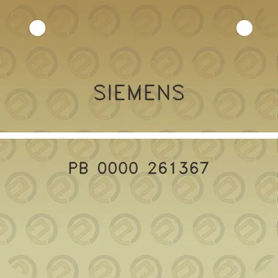 siemens-pb-0000-261367