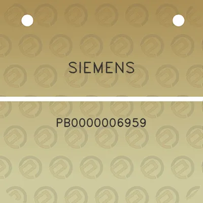 siemens-pb0000006959