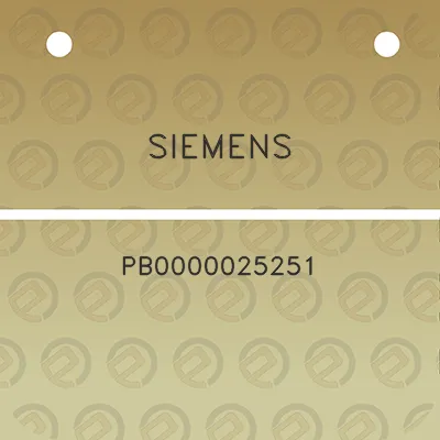 siemens-pb0000025251