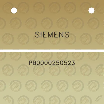 siemens-pb0000250523